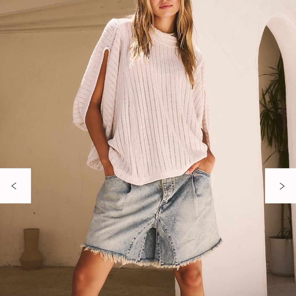 Free People Beach East End Tunic Oversized Boho